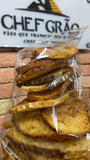 Sourdough Torradas — Sabores: Tradicional, Manteiga & Parmesão e Brûlée | 250 g