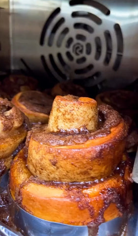 Cinnamon Roll com Cobertura traditional Americana. 300g