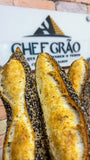 Sourdough Baguette com Crosta de Mix de Gergelim 🌱 370g. Mini 250g