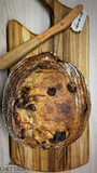 Sourdough Integral com Bananas Desidratadas e Gotas de Chocolate Amargo 700g